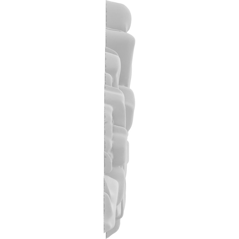 Rosette Marbleton, H 6 po x l 6 po x P 0,75 po