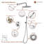 Calder Complete Shower System with Rough in-Valve-61901571