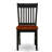 7 Piece Dining Room Table Set Consist of a Rectangle Kitchen Table with Butterfly Leaf and 6 Dining Chairs, Black & Cherry-922805273