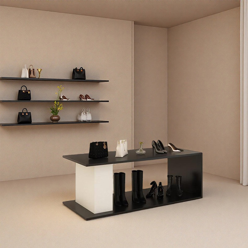 Table de présentation de vêtements, Noir / blanc