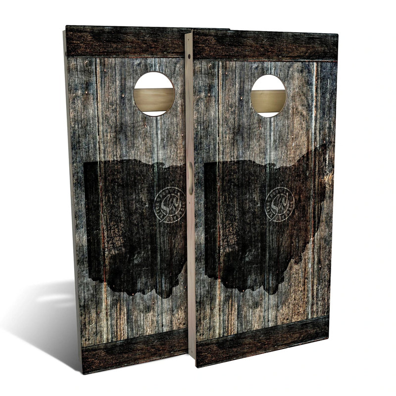Ensemble de jeu de cornhole noir toutes saisons en Ohio, AUCUN accessoire