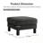Polyester Ottoman With Four Sturdy Legs-1113340770