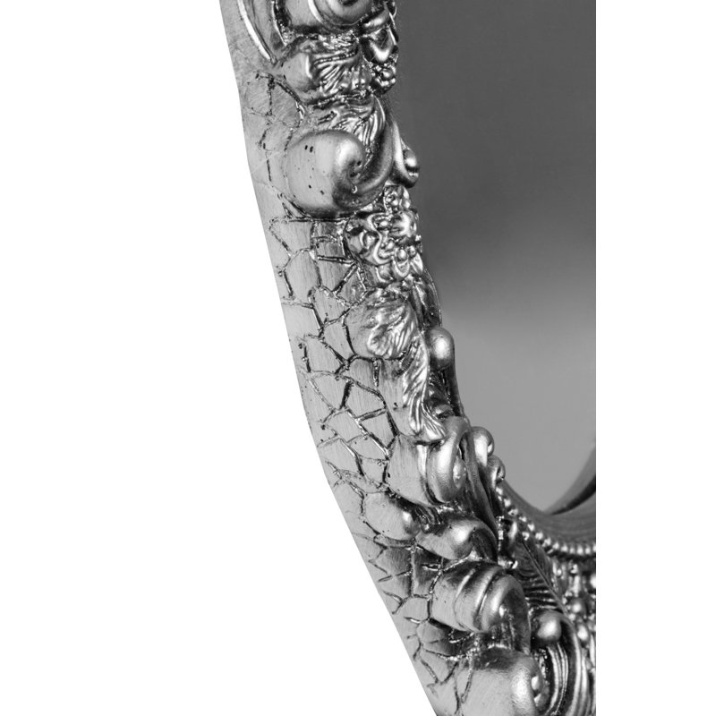 Flat Wall Mirror, Silver