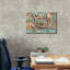 «Modern Map of Montreal» par Nikki Galapon, art mural sur toile-1164475520