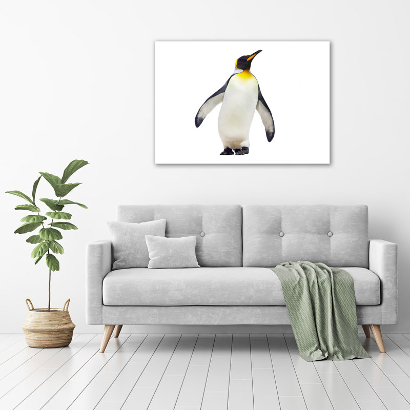 Penguin - No Frame Print on Glass