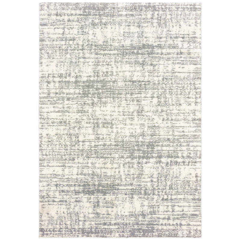 Tapis ivoire / gris Robbinsdale, Tapis de couloir 2 pi 3 po x 7 pi 6 po