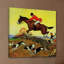 « fox hunter » par robert keareote, reproduction d’art sur toile tendue-15060529