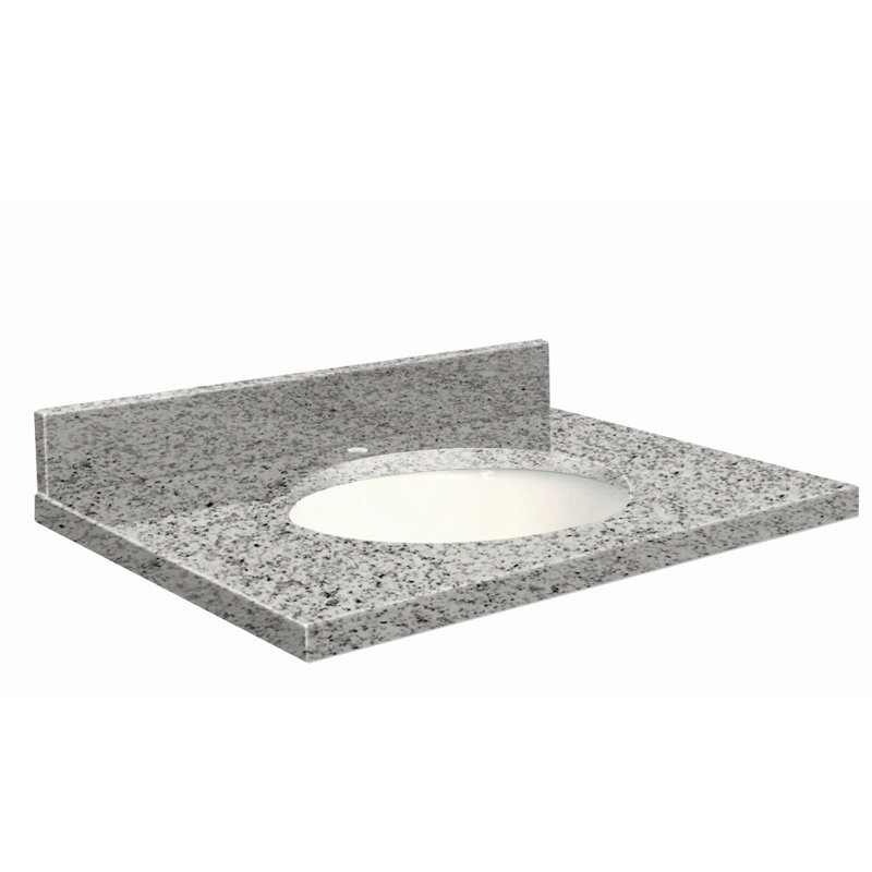 Transolid 49-in Giallo Veneziano Granite Single Sink Bathroom Vanity Top