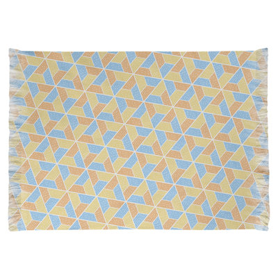 Tapis jaune/orange/bleu trapézoïdals Mcguigan