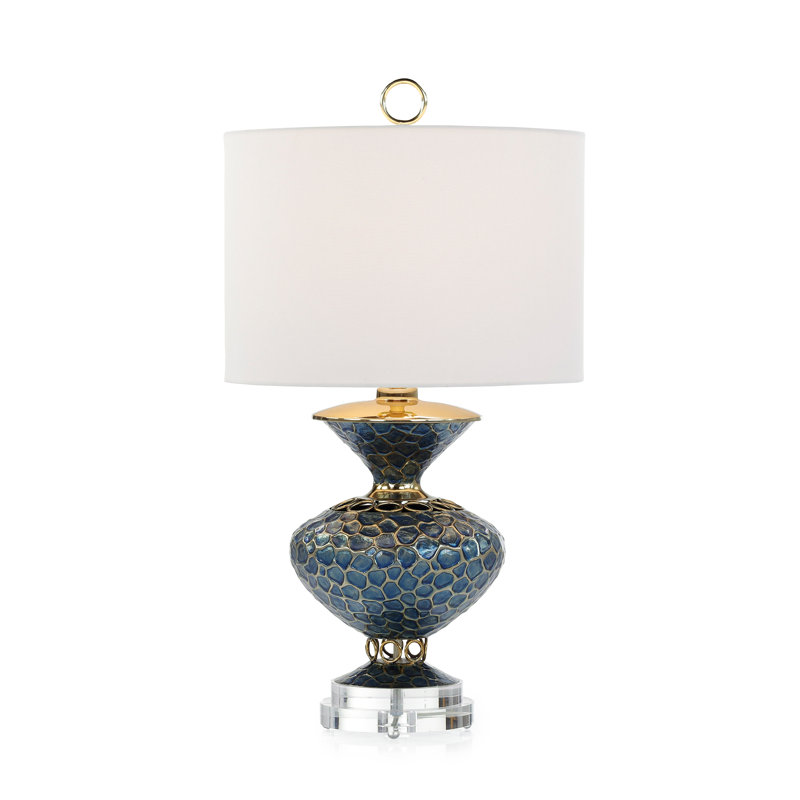 Lampe de table Demeter, bleu