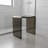 Casainc Freestanding Solid Surface Transparent Resin Bathroom Shower Stool