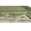 Tapis de couloir vert 4,7 x 12,3 pi. Tapis de cuisine. Tapis de couloir fait à la main. Tapis d'escalier