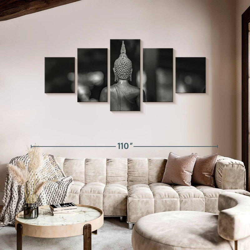 'Buddha Back, 42" H x 92" W