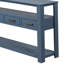 Console moderne 61,52 "avec 4 tiroirs et tablettes ouvertes-1122127461
