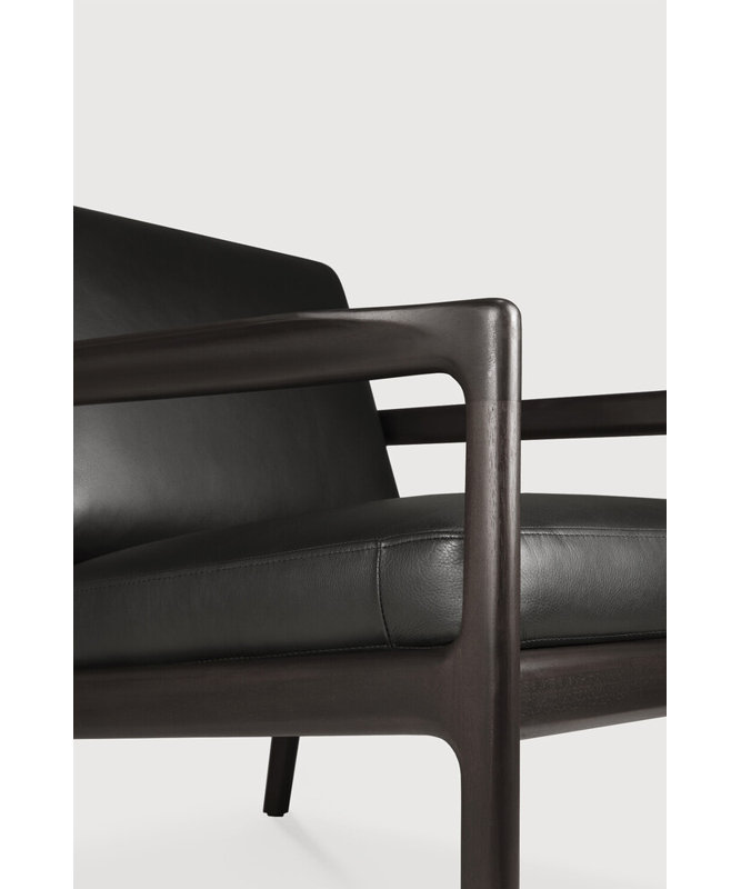 Jack Slipcovered Chair, Carbone Leather