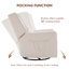 Tucker 32.8" Wide Chenille Upholstered Swivel Glider Recliner-1136085453