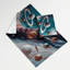 Tapisserie murale «Space Mid Century Space Art»-133635740