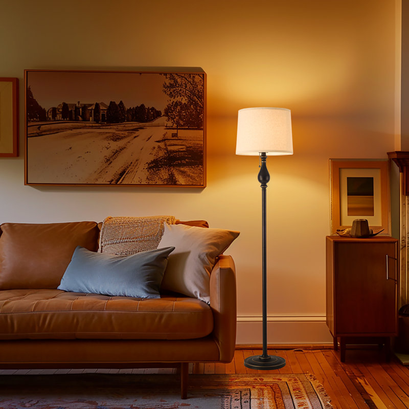 Lampe sur pied traditionnelle 62,4 po Dontaz