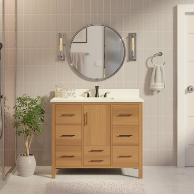 Ensemble de meuble-lavabo simple 42 po Kiara