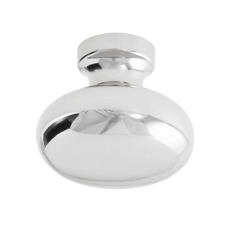 Bouton d'armoire à champignon en nickel poli de 1-1 / 4 po Jackson, Nickel poli