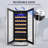 15" Wine Premium Refrigerator 31 Bottle Built-in Wine Cooler with Two Handle & Reversible Hinge-118229008