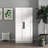 Cabinets, 62.99in Off-White Freestanding Kitchen Pantry with Doors &amp; Shelves | Minimalist | MDF