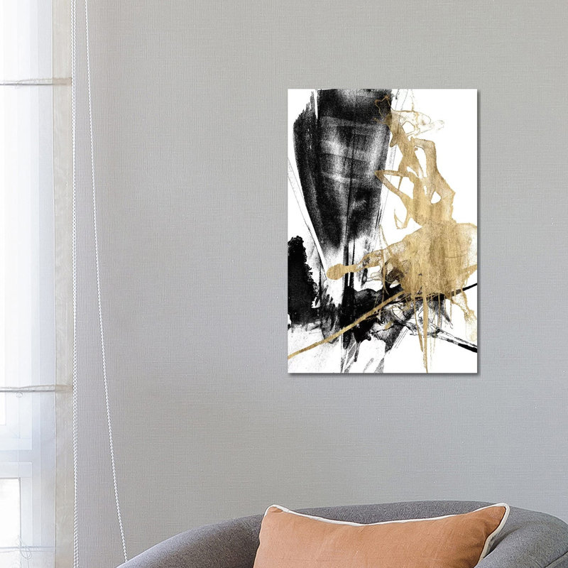 Estampe numérique sur toile Glam & Black IV, H 26 po x l 18 po