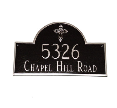 Classic 2-Line Lawn Address Sign