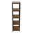Rundell 48" Height Rustic Industrial Solid Wood and Metal Frame 4 Tiered Bath Floor Shelf