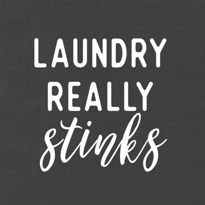 Laundry Really Stinks - Wrapped Canvas Print