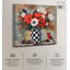 Art floral sur toile damier -1968481859-1968481866