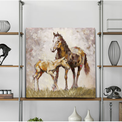 Peinture "learning the cordions"