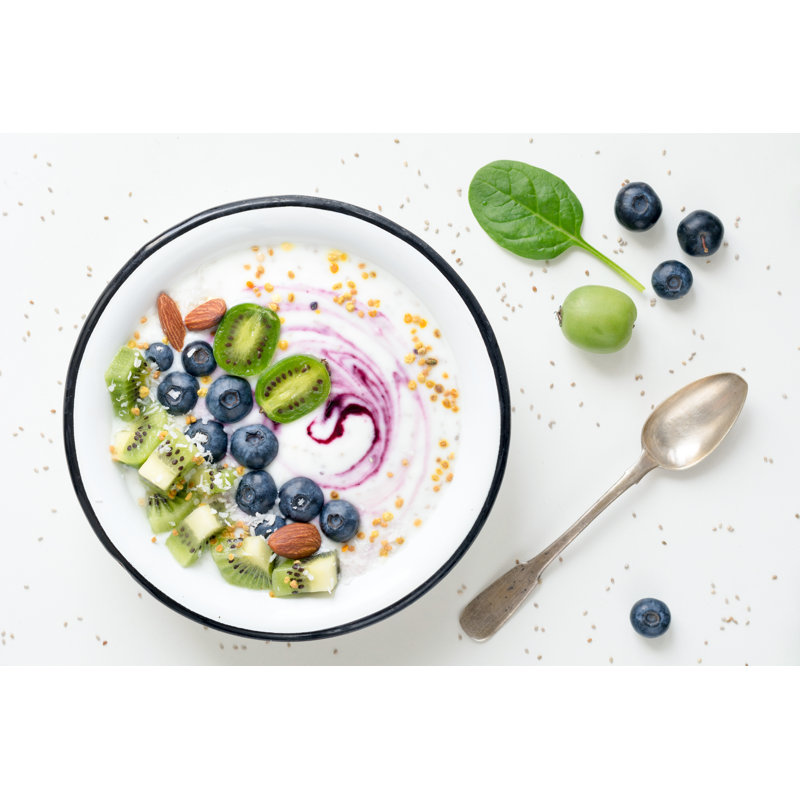 Smoothie Bowl - Wrapped Canvas Print, 30cm H x 46cm W x 3.8cm D