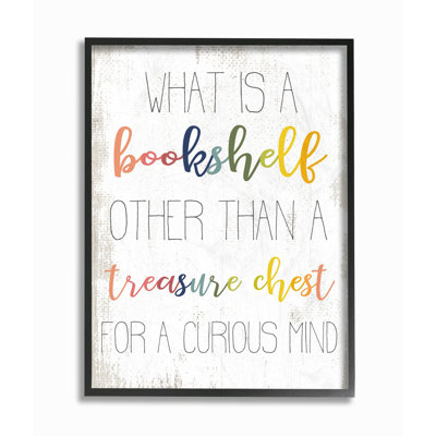 « bookshelf trésor coffre arc-en-ciel », art textuel