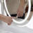 Vanity Desk Set With LED Light Mirror And Cushioned Stool For Bedroom-511025225