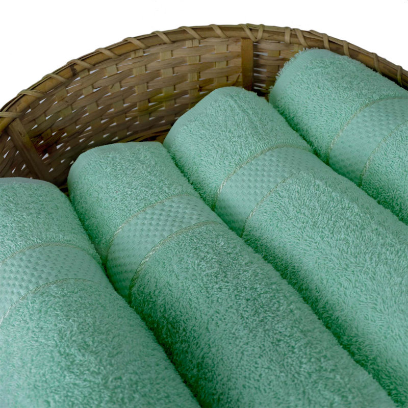 100% Cotton Bath Sheet, Mint Green