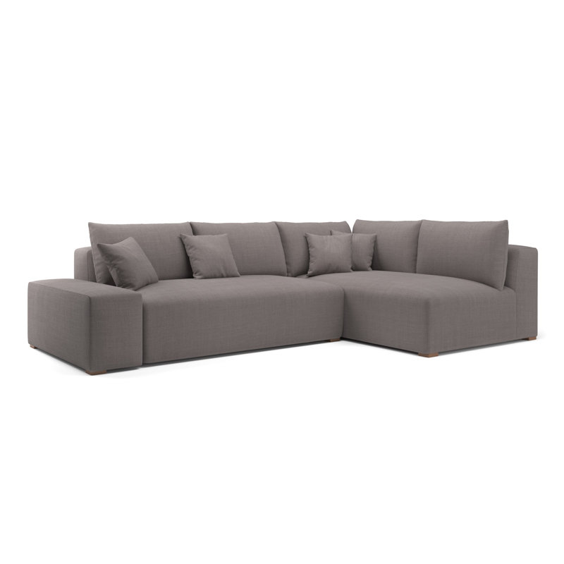 Canapé modulaire California, Mélange de polyester graphite Nevis