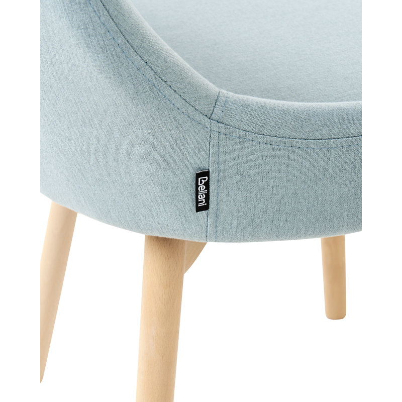 Set of 2 Dining Chairs MELFORT II Fabric , Blue