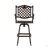 CAST ALUMINUM BAR STOOL