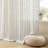 Farmhouse Pinstripe Curtains for Bedroom Living Room Rustic Light Filtering Linen Blend Window Treatment,2 Panels-1852471675