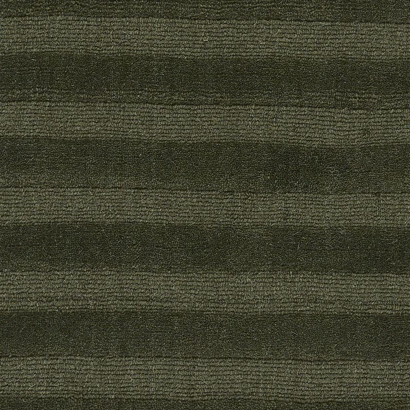 Tapis vert en laine tissé à la main Tayim 7 pi 10 po x 10 pi, 7 pi 10 po x 10 pi