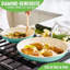 Batterie de cuisine en céramique antiadhésive GreenLife, 12 pièces, poignée en acier inoxydable-79101841