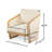 Wood Textilene Club Chair