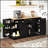 Multi-Functional Storage Sideboard With Extendable Dining Table, Adjustable Shelves, And 3-Tier Pull-Out Rack For Versatile Kitchen And Dining Room Use-643794353
