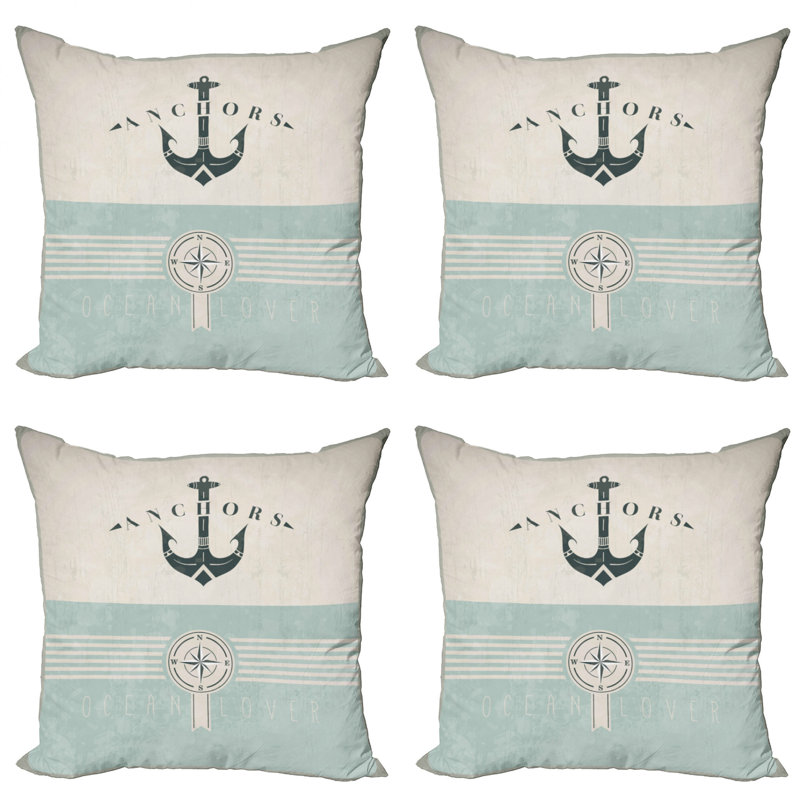 Patterned Reversible Pillow Cover, 18" x 18"