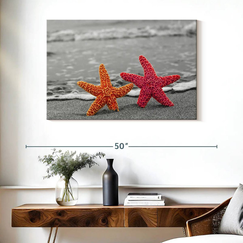 Brampt Nautical Starfish Duo, 26" H x 39" W