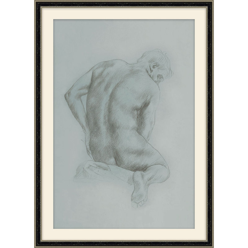 Figure Study 1 Framed Print, 34.88" H x 25.88" W