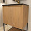 Meuble-lavabo simple 23,6 po avec comptoir en quartz Perrusquia-1878661296