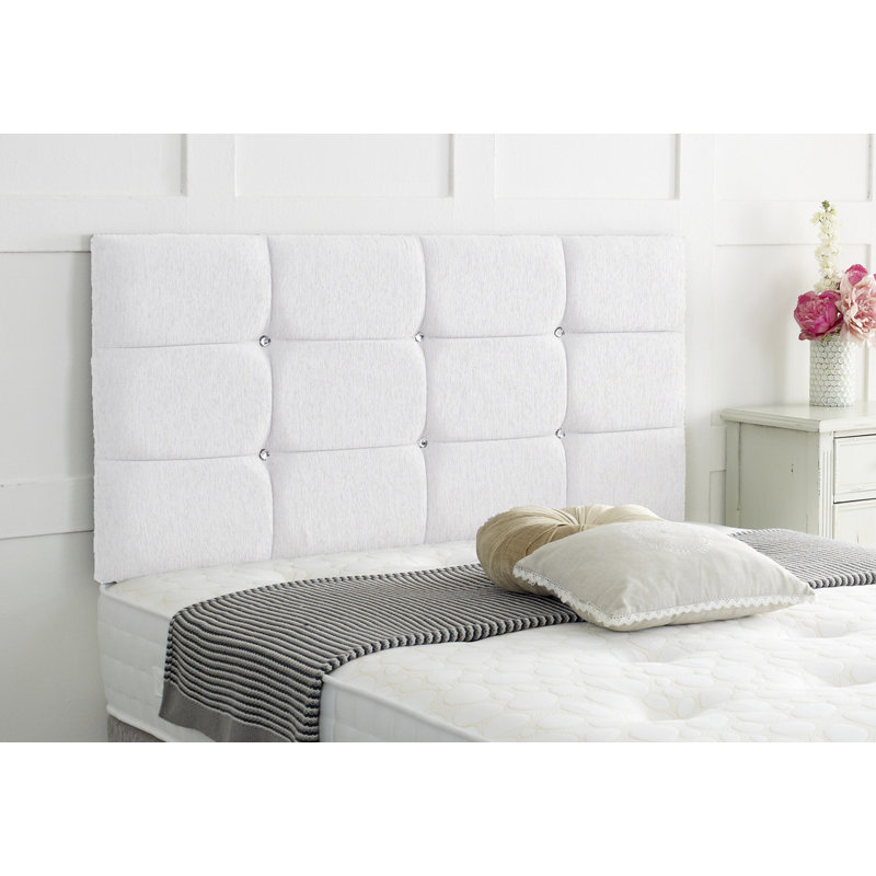 Upholstered Headboard, Small Double (4'), Ivory