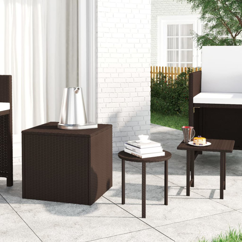 Kupski Living Room Table Set, Brown
